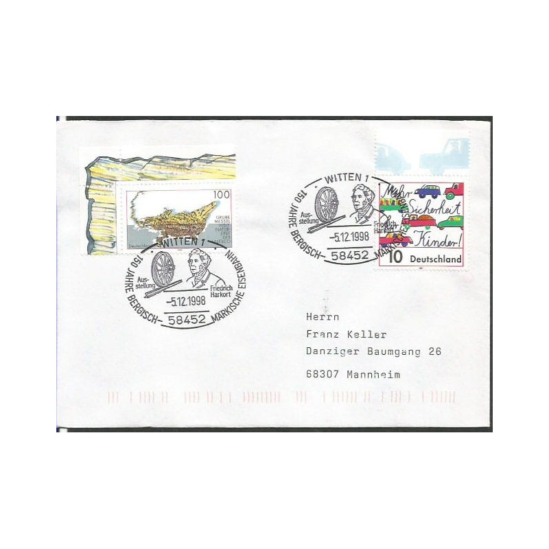 Niemcy 1998, Kolej, kolejnictwo, F. Harkort. Witten
