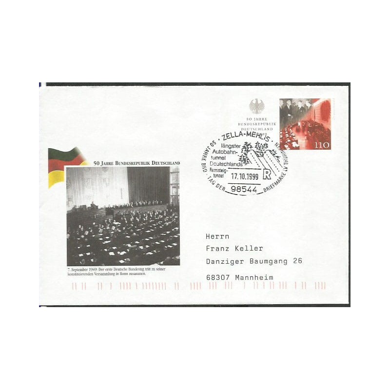 Niemcy 1999, Tunel drogowy. Zella-Mehlis