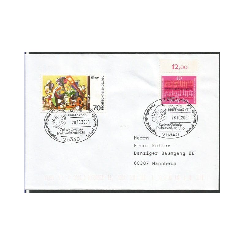 Niemcy 2001, C. Von Ossietzky, Nobel. Zetel