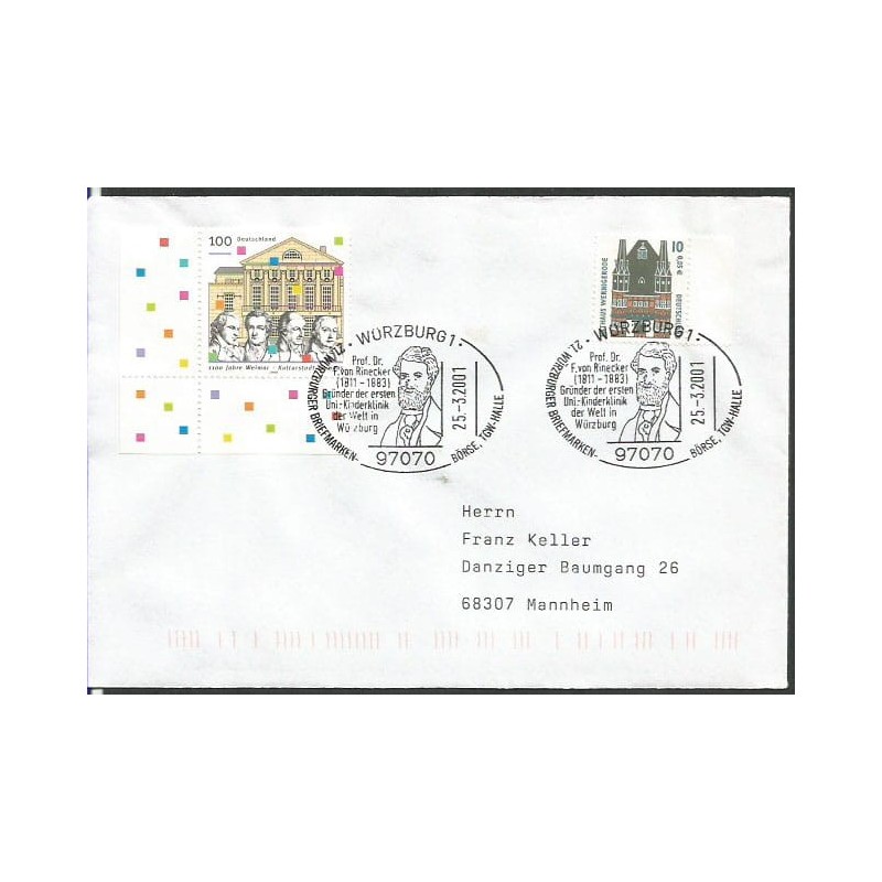 Niemcy 2001, F. Von Rinecker, medycyna. Wurzburg