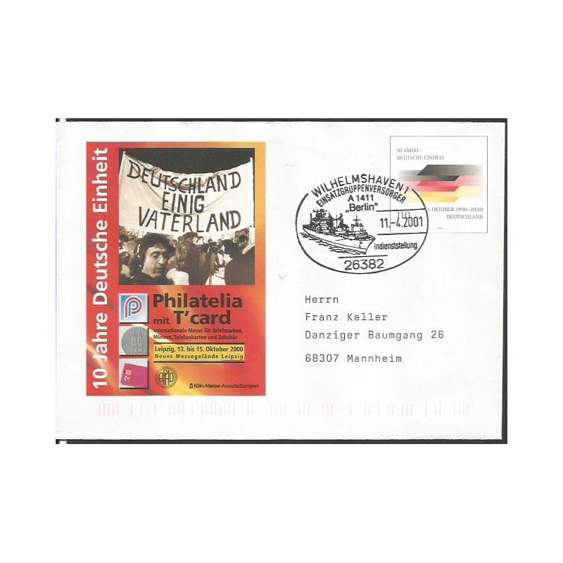Niemcy 2001, Okręt wojenny zaopatrzeniowy Berlin. Wilhelmshaven