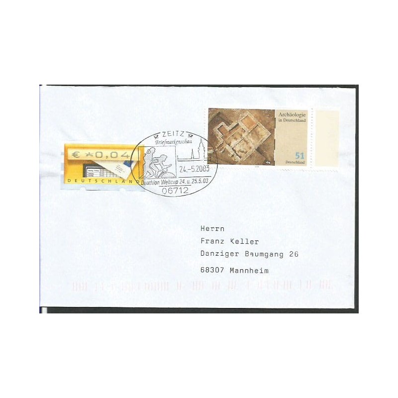 Niemcy 2003, Kolarstwo, rower, duathlon. Zeitz