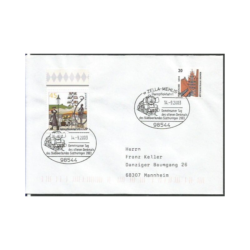 Niemcy 2003, Kolej, kolejnictwo. Zella-Mehlis