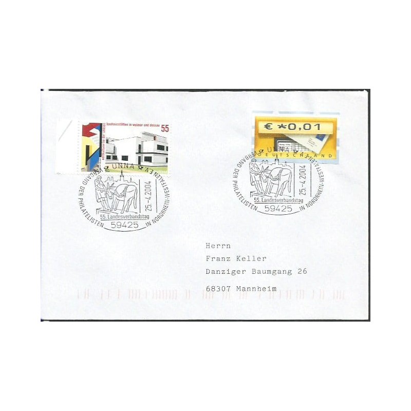 Niemcy 2004, Osioł, targowisko. Unna