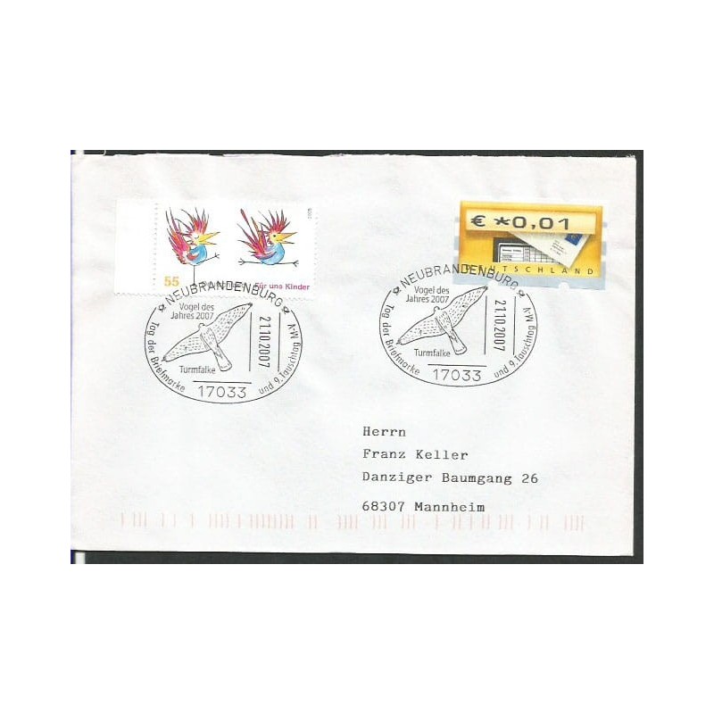 Niemcy 2007, Ptak pustułka. Neubrandenburg