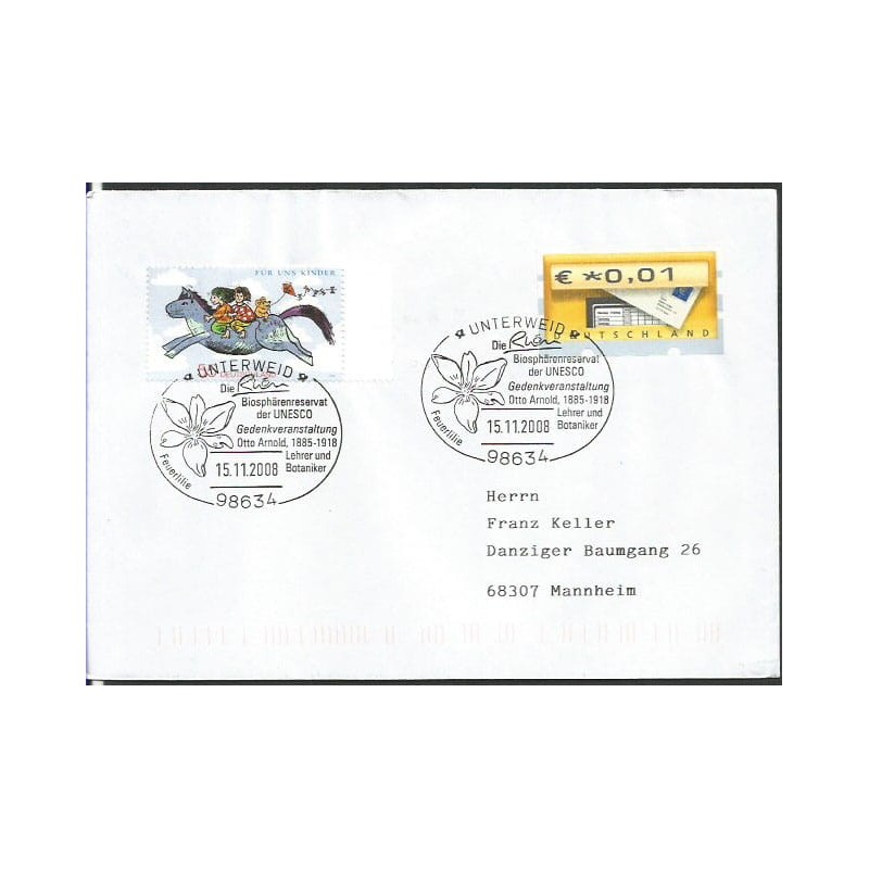 Niemcy 2008, Kwiat lilia, UNESCO. Unterweid