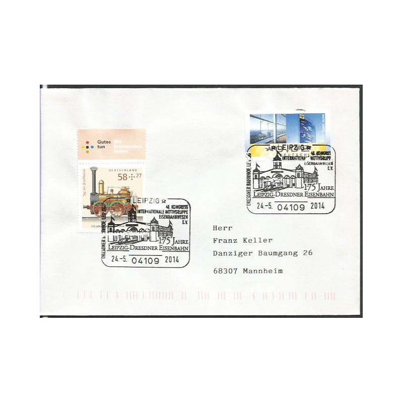 Niemcy 2014, Kolej, kolejnictwo. Lipsk