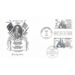 USA 1983, Traktat ze Szwecją. CZ. SŁANIA. Wspólne FDC