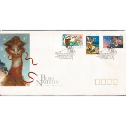 Australia 1990, Boże Narodzenie, fauna. FDC