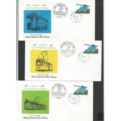 Holandia 1980, Tramwaje. 3 koperty. Rotterdam