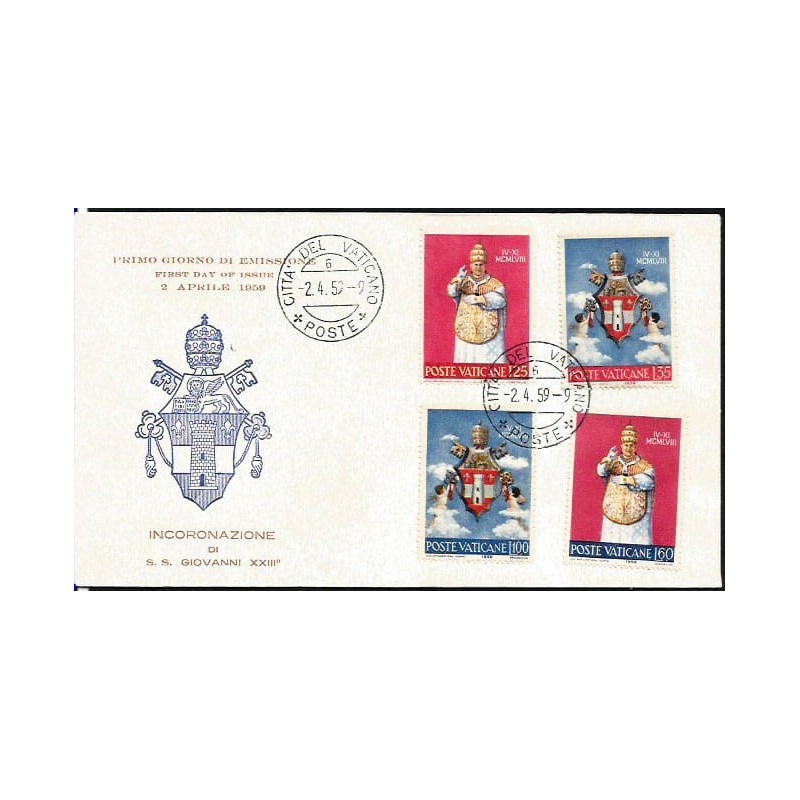 Watykan 1959, Papież Jan XXIII. FDC