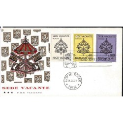 Watykan 1963, Sede Vacante. FDC