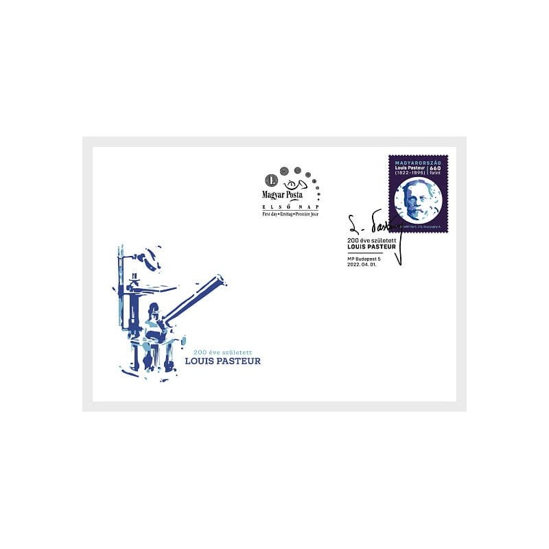 Węgry 2022, L. Pasteur, medycyna. FDC