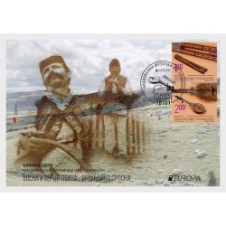 Bośnia 2014, EUROPA CEPT: muzyka. FDC