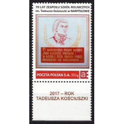 2017 Personalizowany. Namysłów, T. Kościuszko, szkoła, rolnictwo.