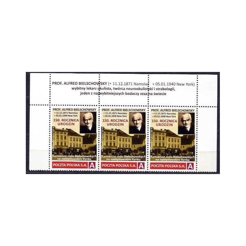 2021 Personalizowany. Namysłów, Alfred Bielschowsky, medycyna, okulistyka. Pasek