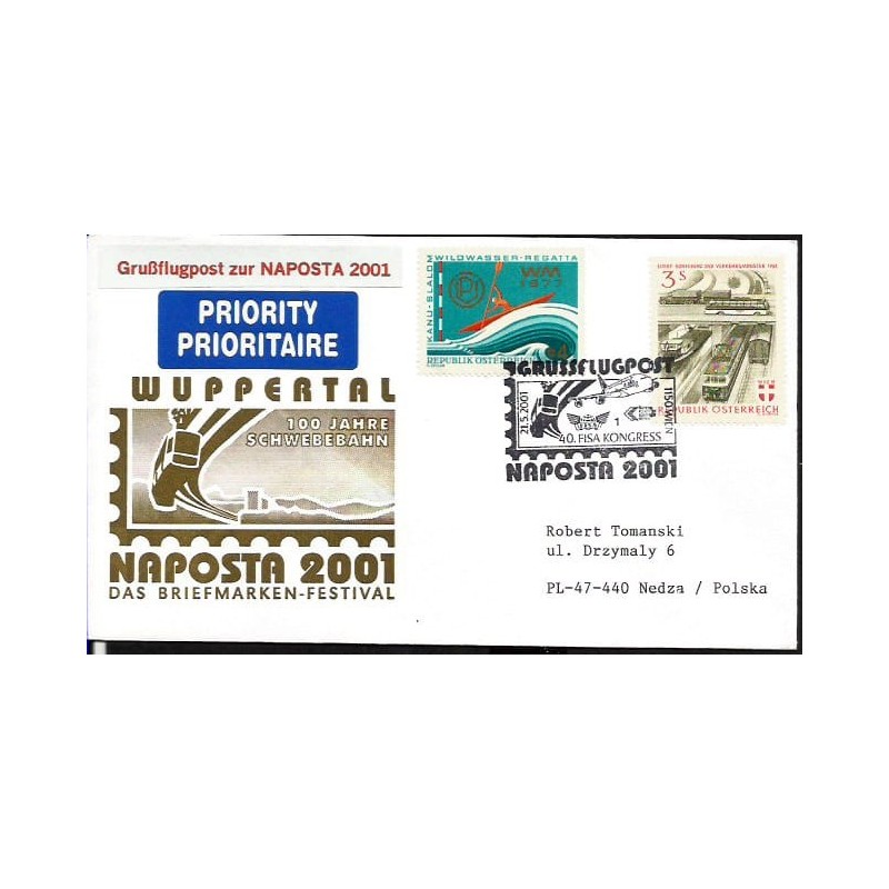 Austria 2001, Kolej, kolejnictwo, Wuppertal. Wiedeń