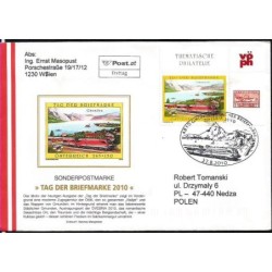 Austria 2010, Kolej, kolejnictwo. FDC
