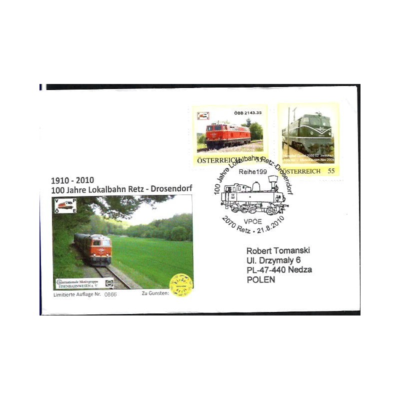 Austria 2010, Kolej, kolejnictwo. Retz