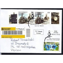 Austria 2011, Kolej, kolejnictwo. FDC polecone