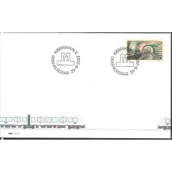 Dania 2002, Kolej, kolejnictwo. FDC