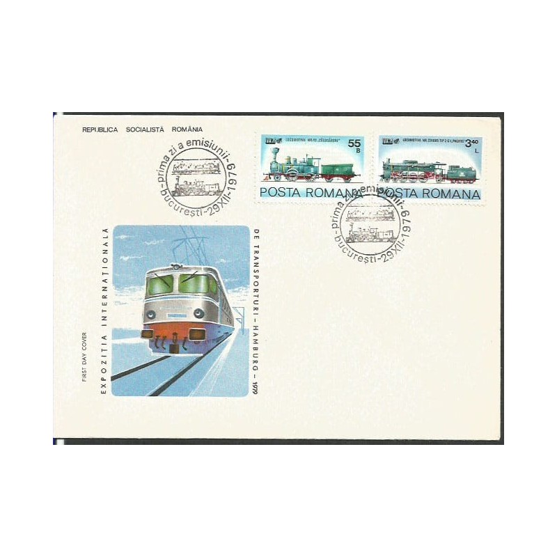 Rumunia 1979, Kolej, kolejnictwo. FDC