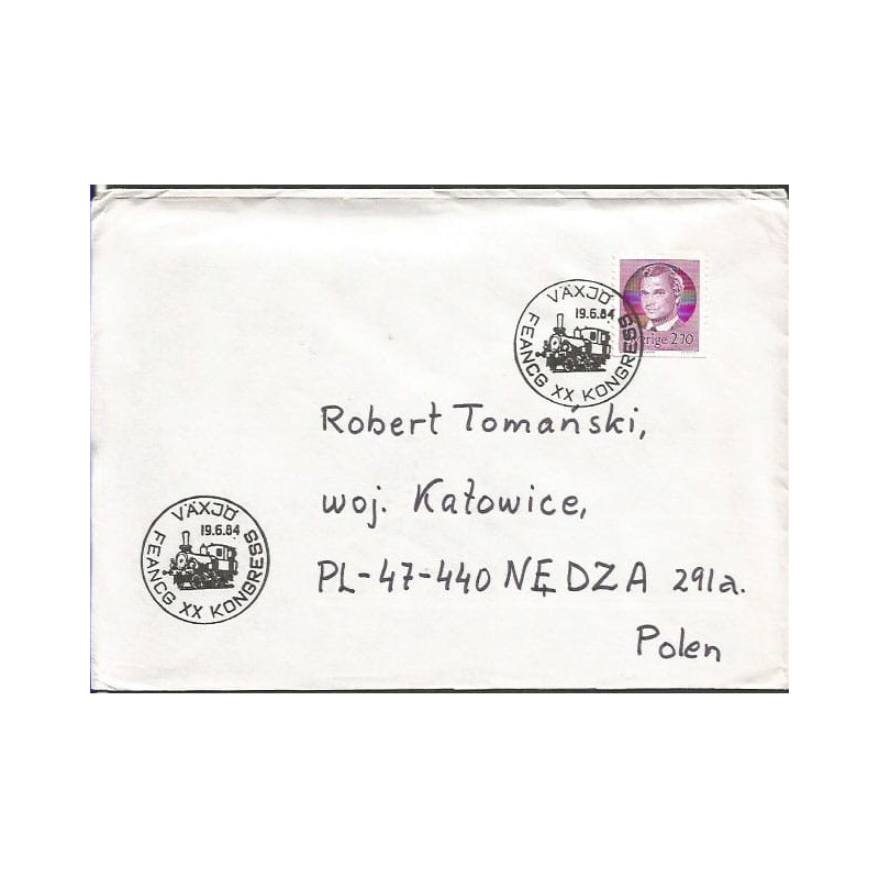 Szwecja 1984, Kolej, kolejnictwo. Vaxjo