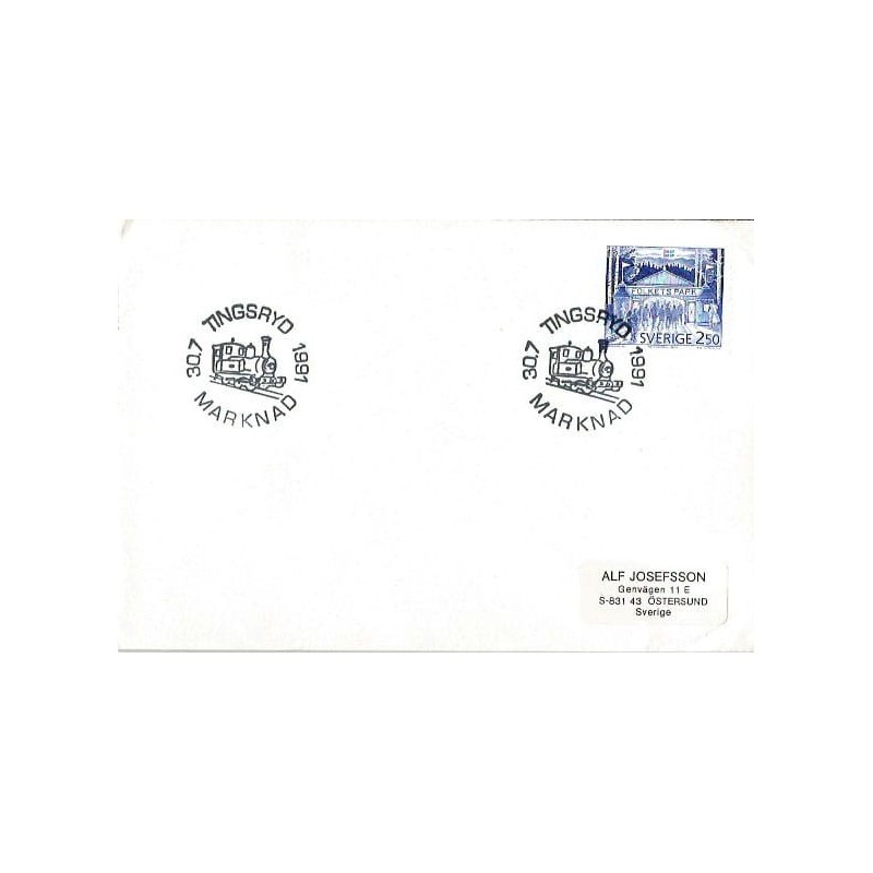 Szwecja 1991, Kolej, kolejnictwo. Tingsryd