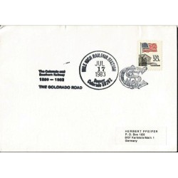 USA 1983, Kolej, kolejnictwo. Denver