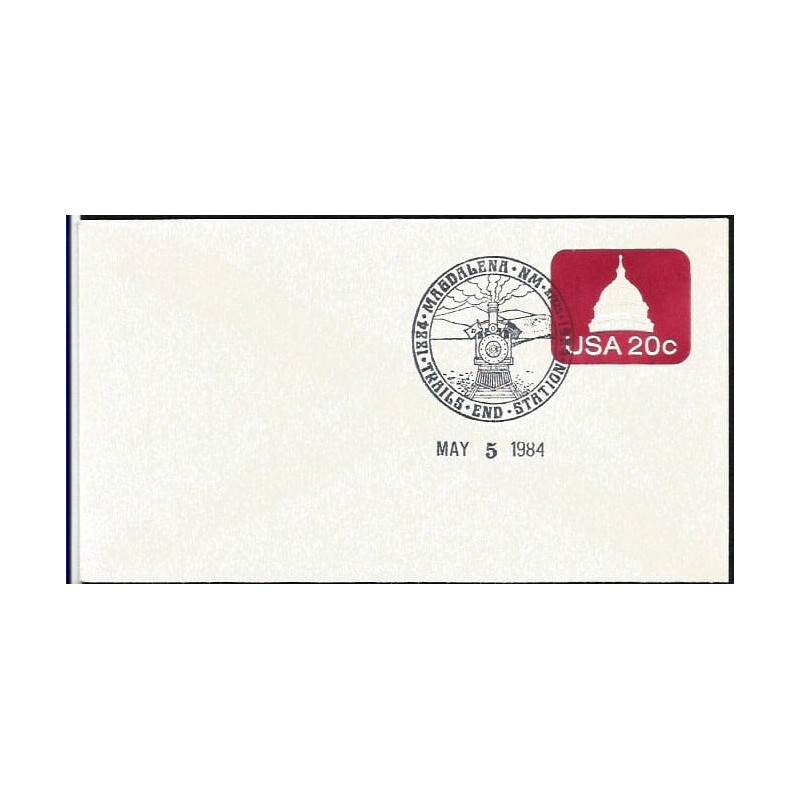 USA 1984, Kolej, kolejnictwo. Magdalena