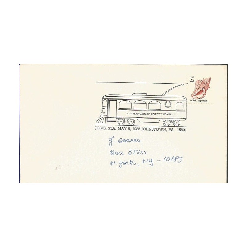 USA 1985, Kolej, kolejnictwo. Johnstown