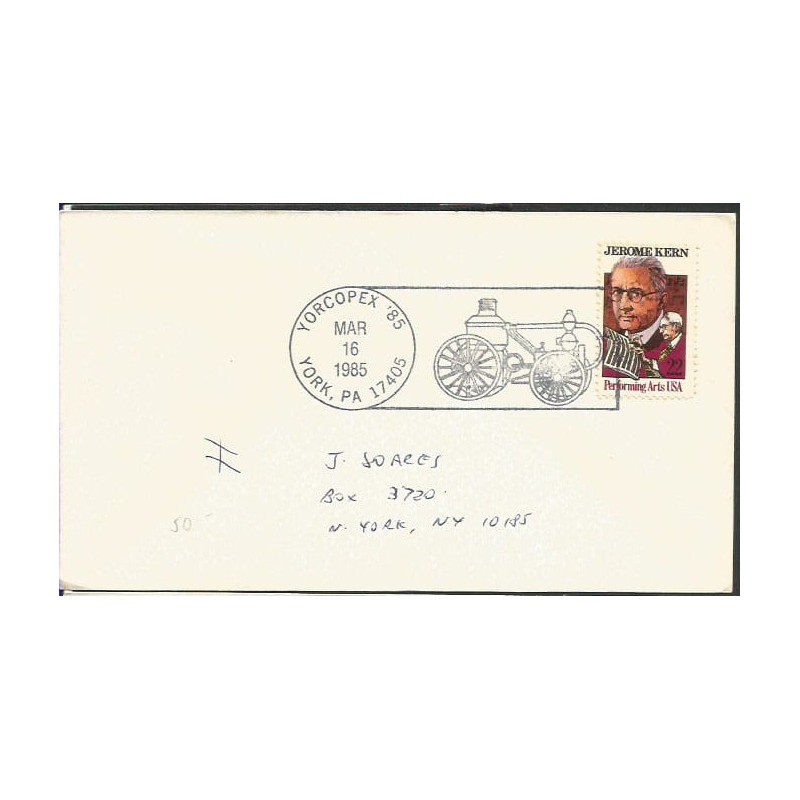 USA 1985, Kolej, kolejnictwo. York