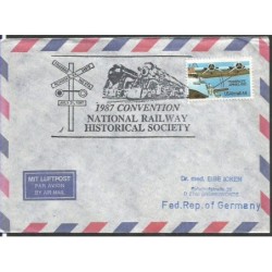 USA 1987, Kolej, kolejnictwo. Roanoke