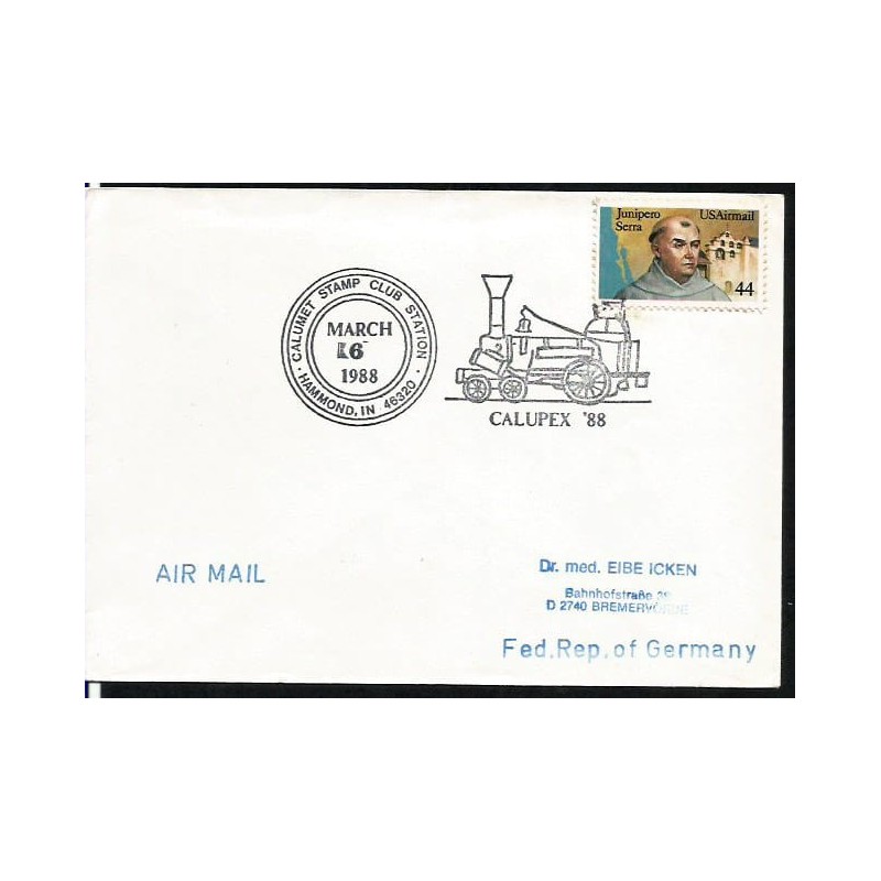 USA 1988, Kolej, kolejnictwo. Hammond