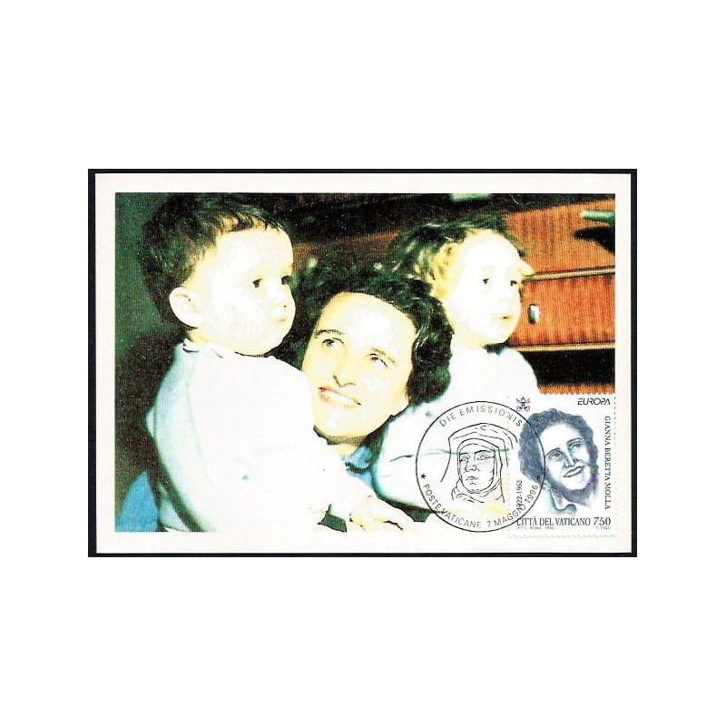 Watykan 1996, Święta J. B. Molla, medycyna. Karta maksimum