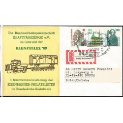 Niemcy 1989, Kolej, kolejnictwo, samochód. Monachium