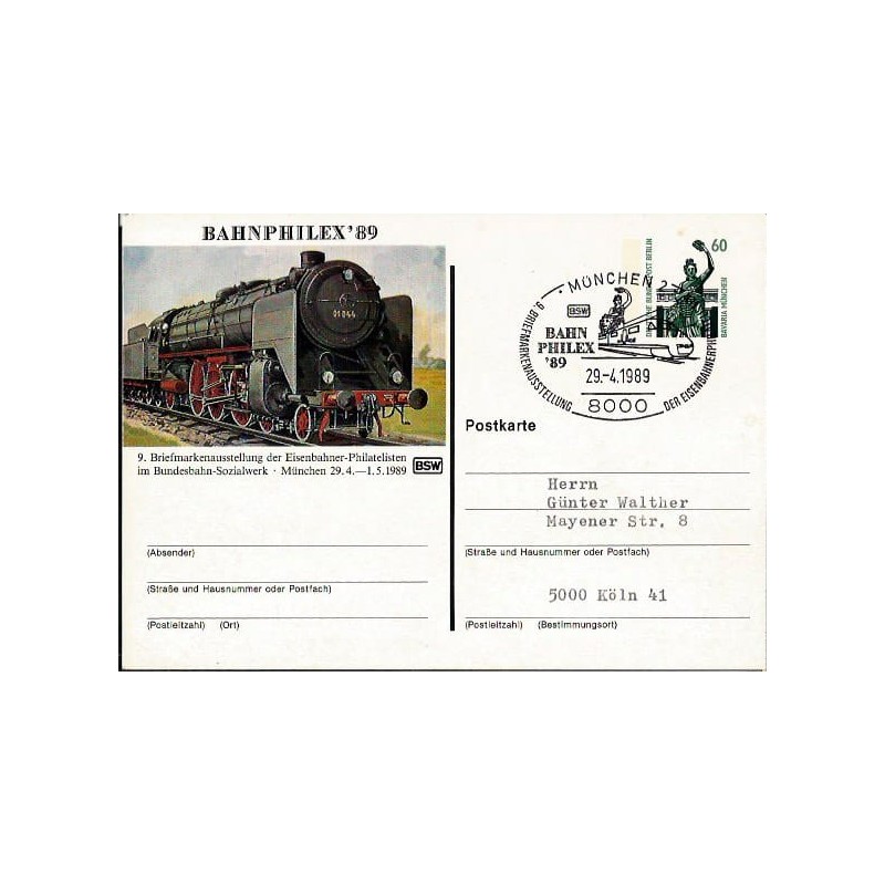 Niemcy 1989, Kolej, kolejnictwo. Monachium