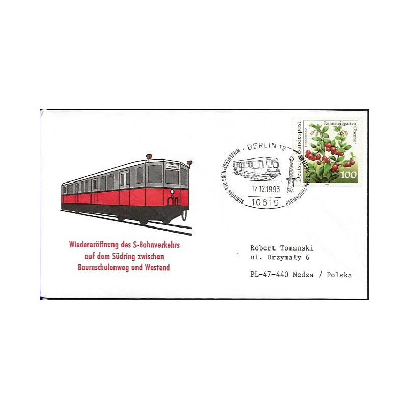 Niemcy 1993, Kolej, kolejnictwo. Berlin