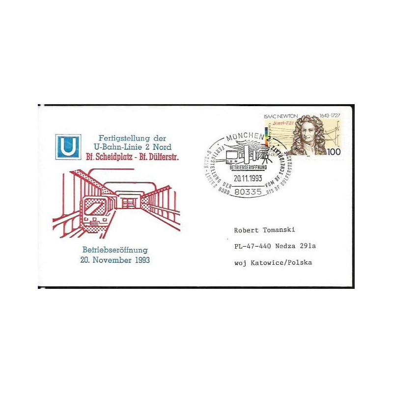 Niemcy 1993, Kolej, kolejnictwo. Monachium