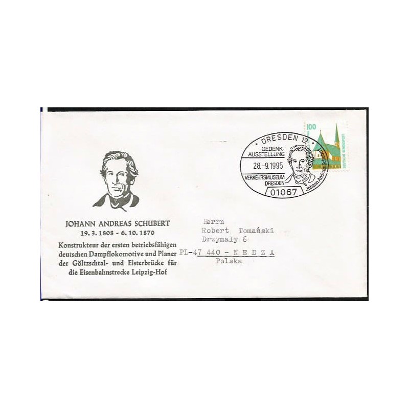 Niemcy 1995, Kolej, kolejnictwo. Drezno