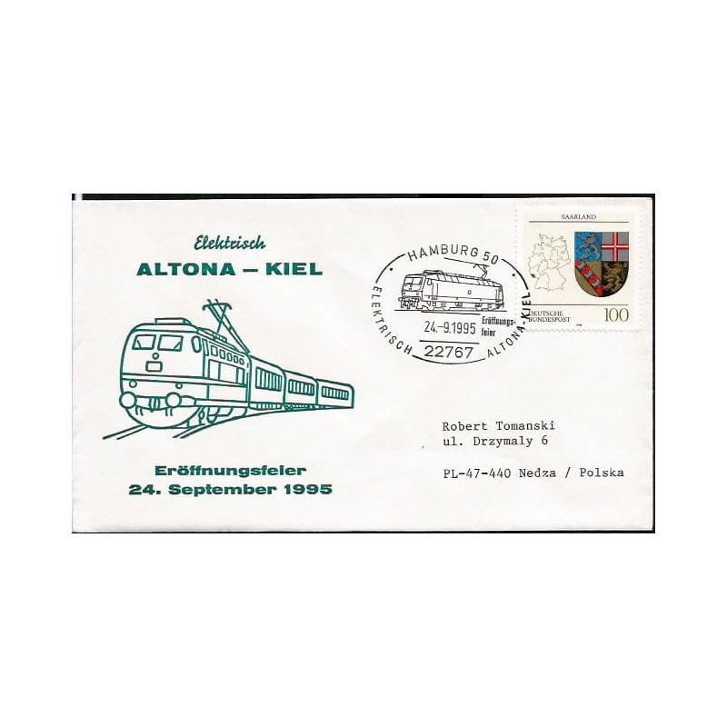 Niemcy 1995, Kolej, kolejnictwo. Hamburg