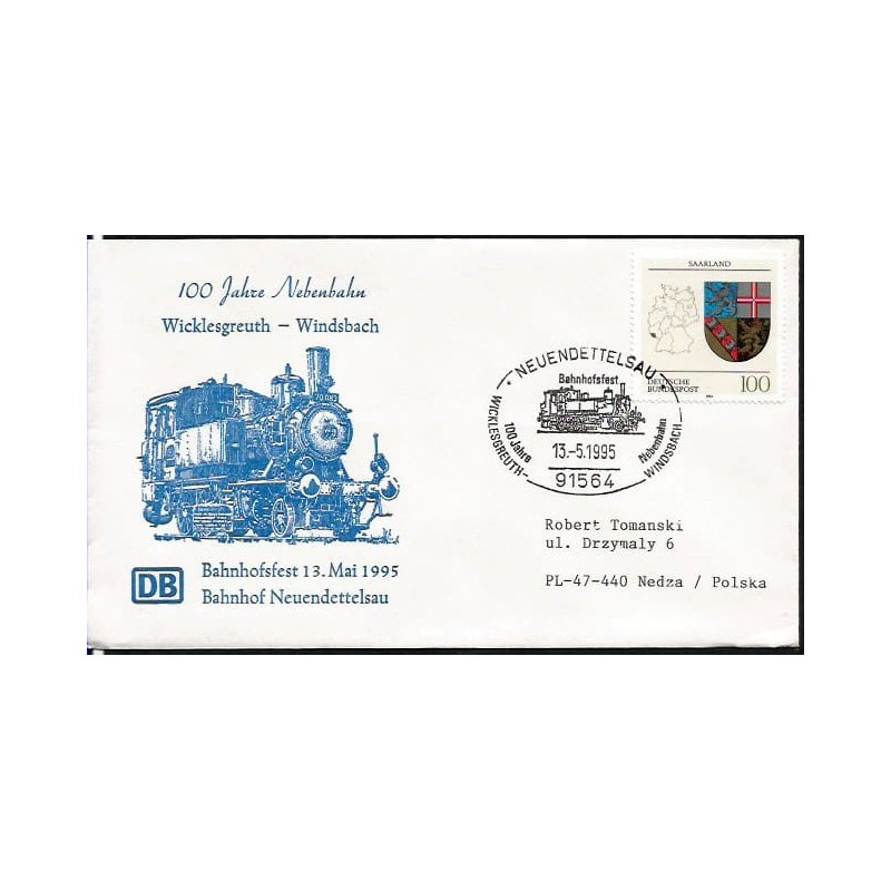 Niemcy 1995, Kolej, kolejnictwo. Neuendettelsau