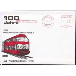 Niemcy 1995, Kolej, kolejnictwo. Frankatura mechaniczna, Dessau