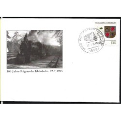 Niemcy 1996, Kolej wąskotorowa, kolejnictwo. Putbus