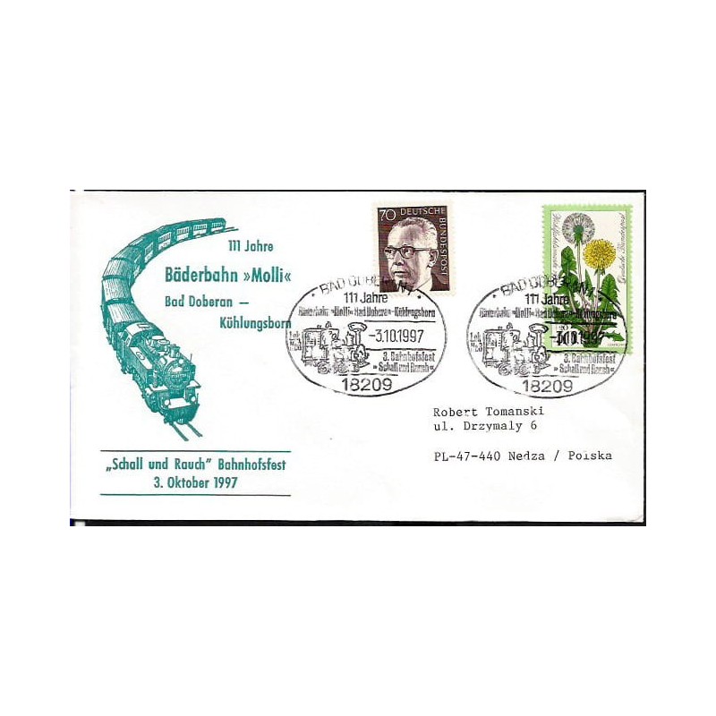 Niemcy 1997, Kolej, kolejnictwo. Bad Doberan