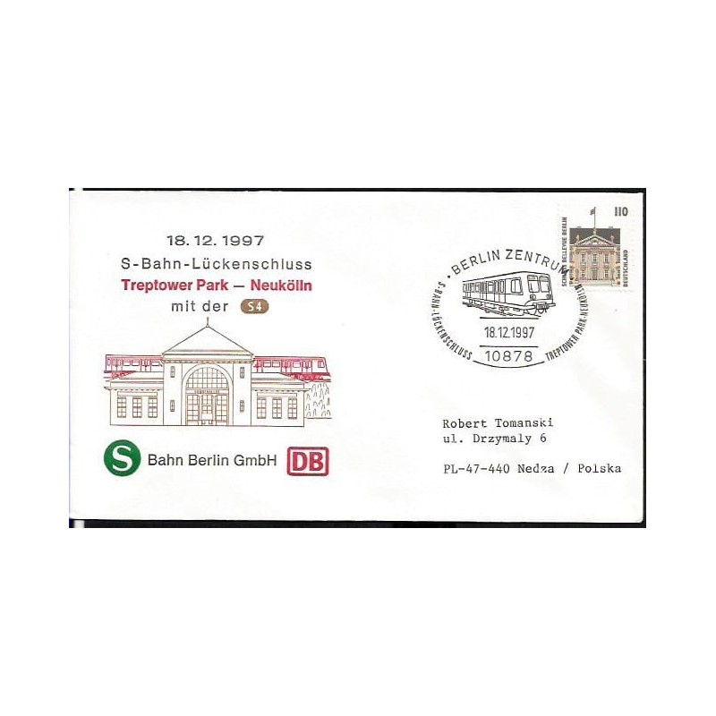 Niemcy 1997, Kolej, kolejnictwo. Berlin