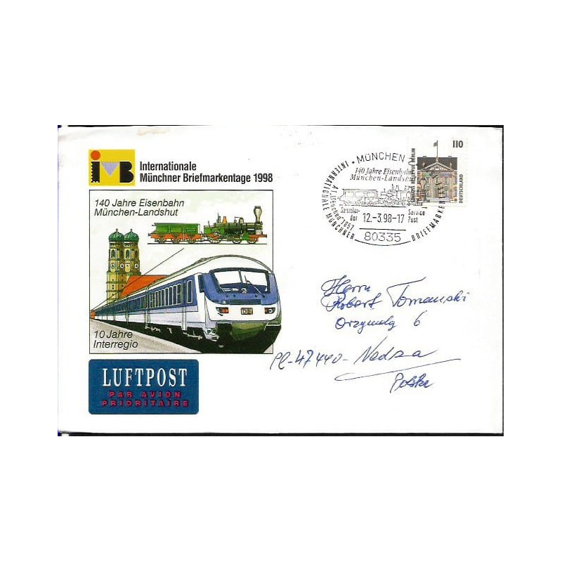 Niemcy 1998, Kolej, kolejnictwo. Monachium