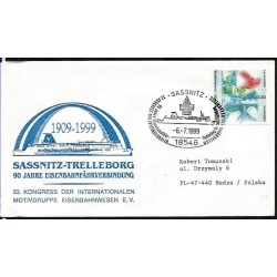 Niemcy 1999, Kolej, kolejnictwo, prom. Sassnitz