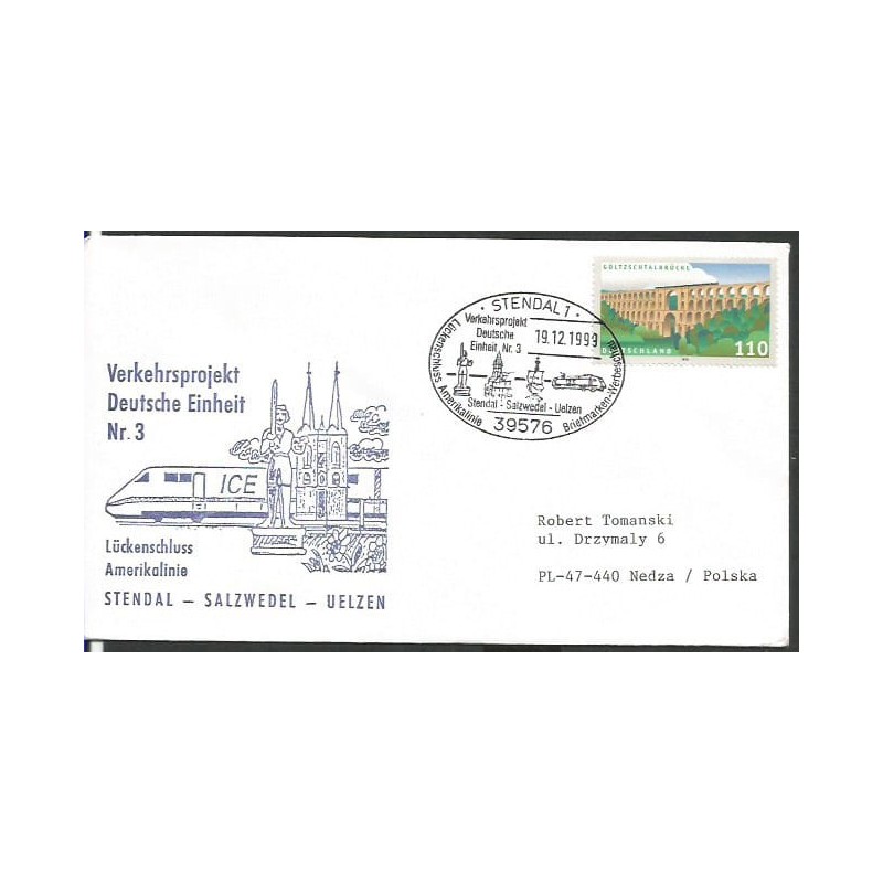 Niemcy 1999, Kolej, kolejnictwo. Stendal