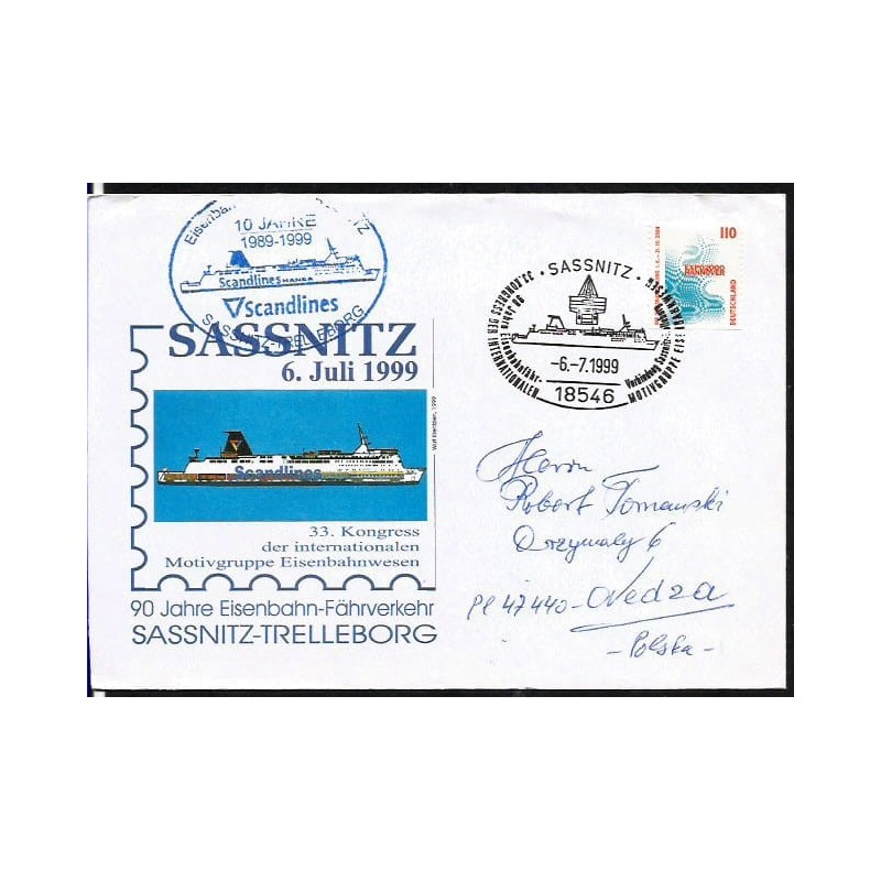 Niemcy 1999, Prom, kolej, kolejnictwo. Sassnitz